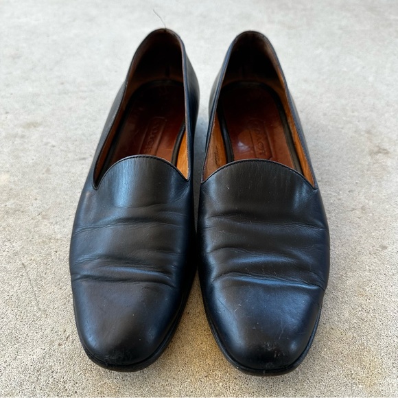 Coach City Skimmer Black Leather Loafer Flats Women’s Size 7.5 - Picture 2 of 11